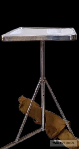 STOLIK PODRĘCZNY METALOWY SKŁADANY 